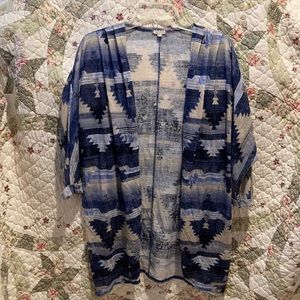 Eyeshadow thin knit cardigan. Southwest